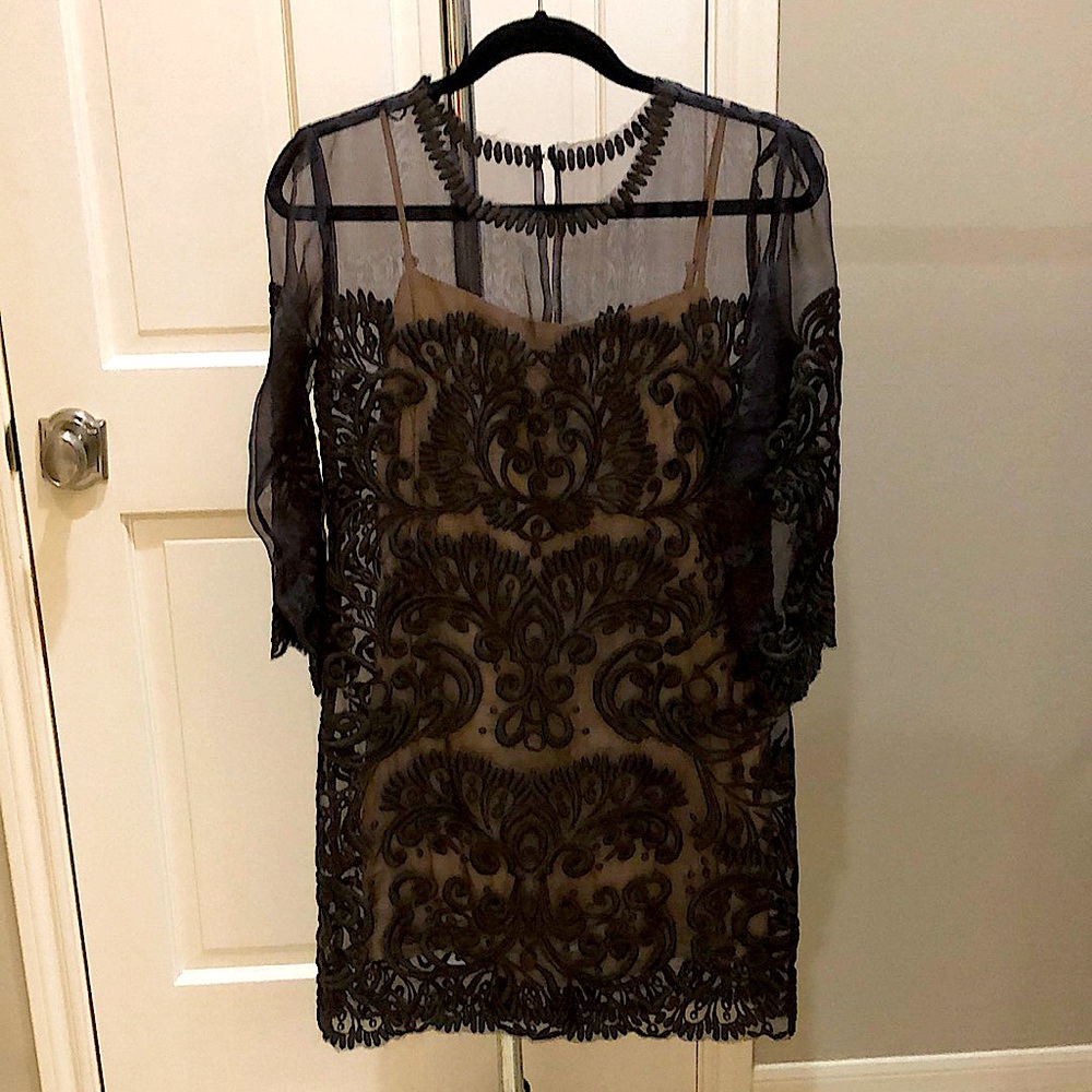 Brown Cocktail Dress